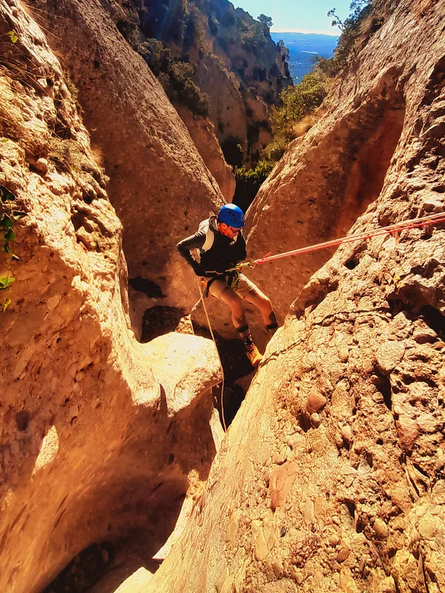 Sallent aventura Barranco de Mas Clavé