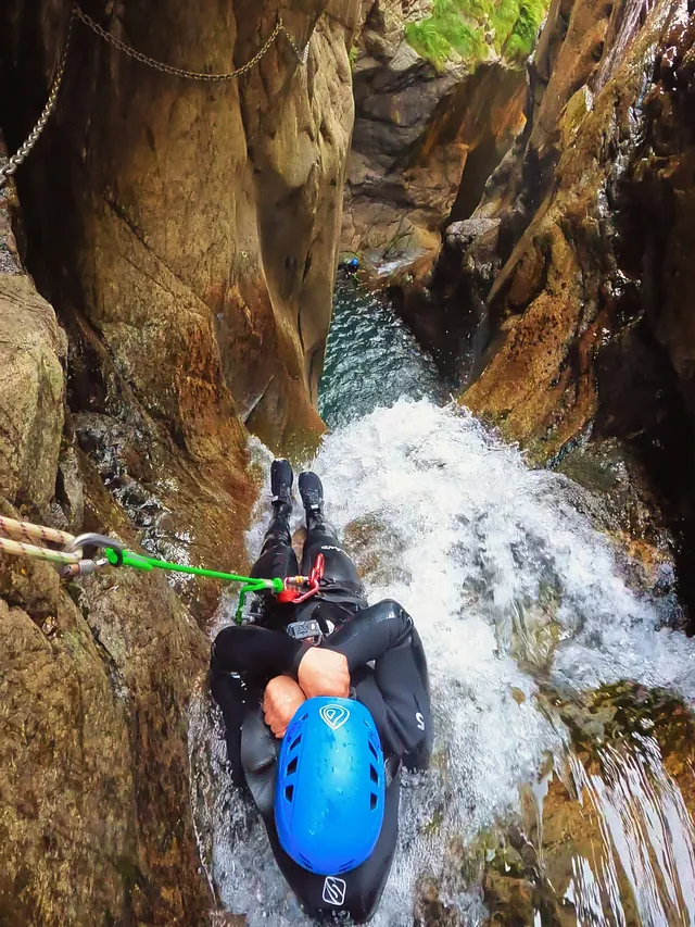 Sallent aventura Barranco de Mas Clavé