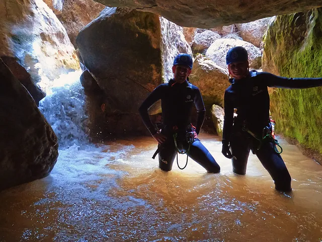 Sallent aventura Barranco de Mas Clavé